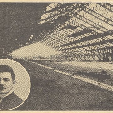 Ancien marché aux bestiaux des abattoirs de la Mouche, actuellement salle des fêtes et salle de concert dite halle Tony Garnier