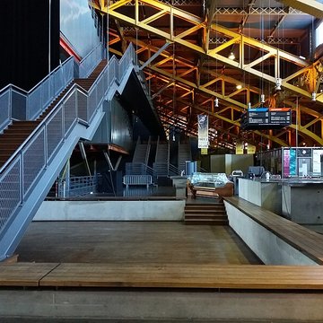 Ancien marché aux bestiaux des abattoirs de la Mouche, actuellement salle des fêtes et salle de concert dite halle Tony Garnier