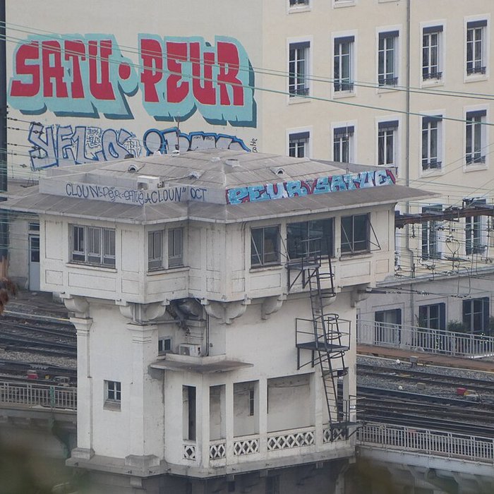 Photo de Poste d’aiguillage n 1 de la gare de Lyon-Perrache