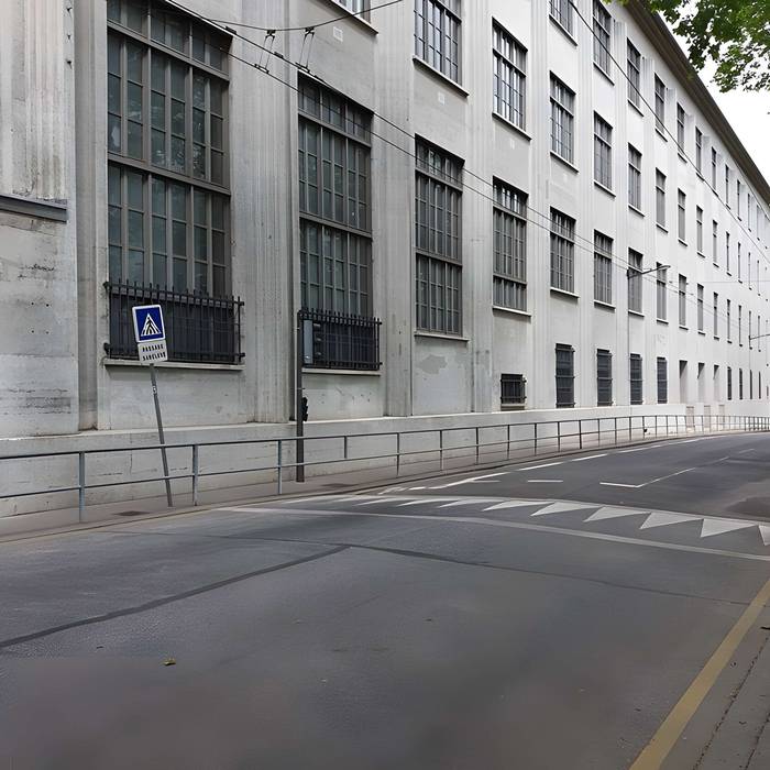 Photo de Ex scuola di tessitura, attualmente insegnamento liceo tecnico