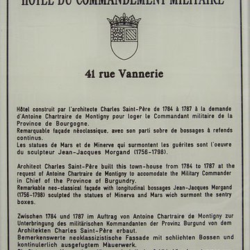 Hôtel Chartraire de Montigny à Dijon