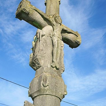 Croix de calvaire au hameau de Blanzey-Haut