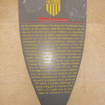 Hôtel dAntoine à Aix-en-Provence