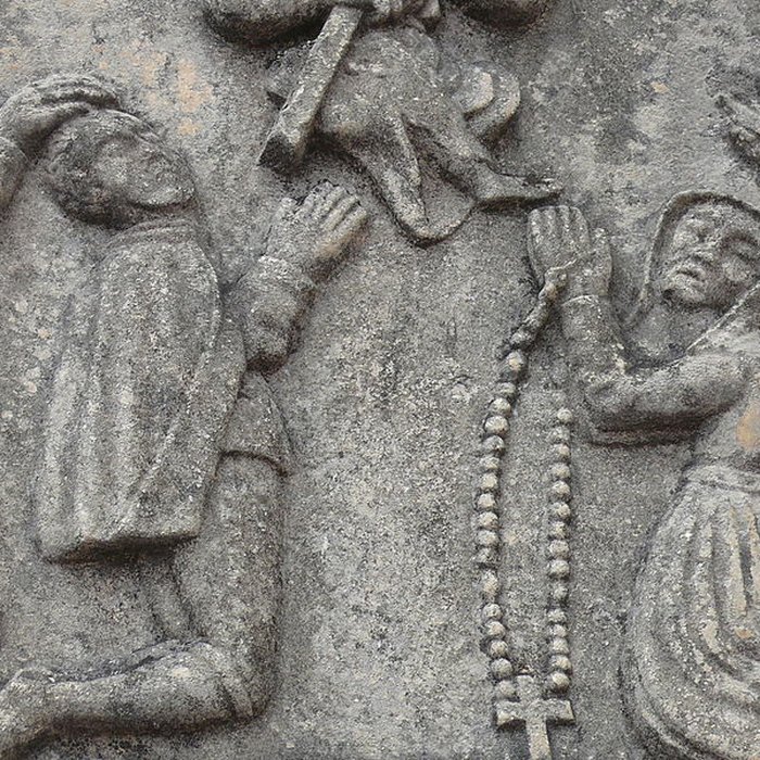 Photo de Croix de chemin en pierre datée de 1622