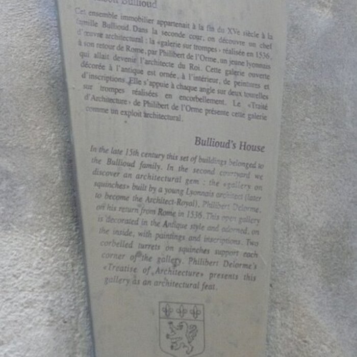 Photo de Maison, dite aussi hôtel Bullioud