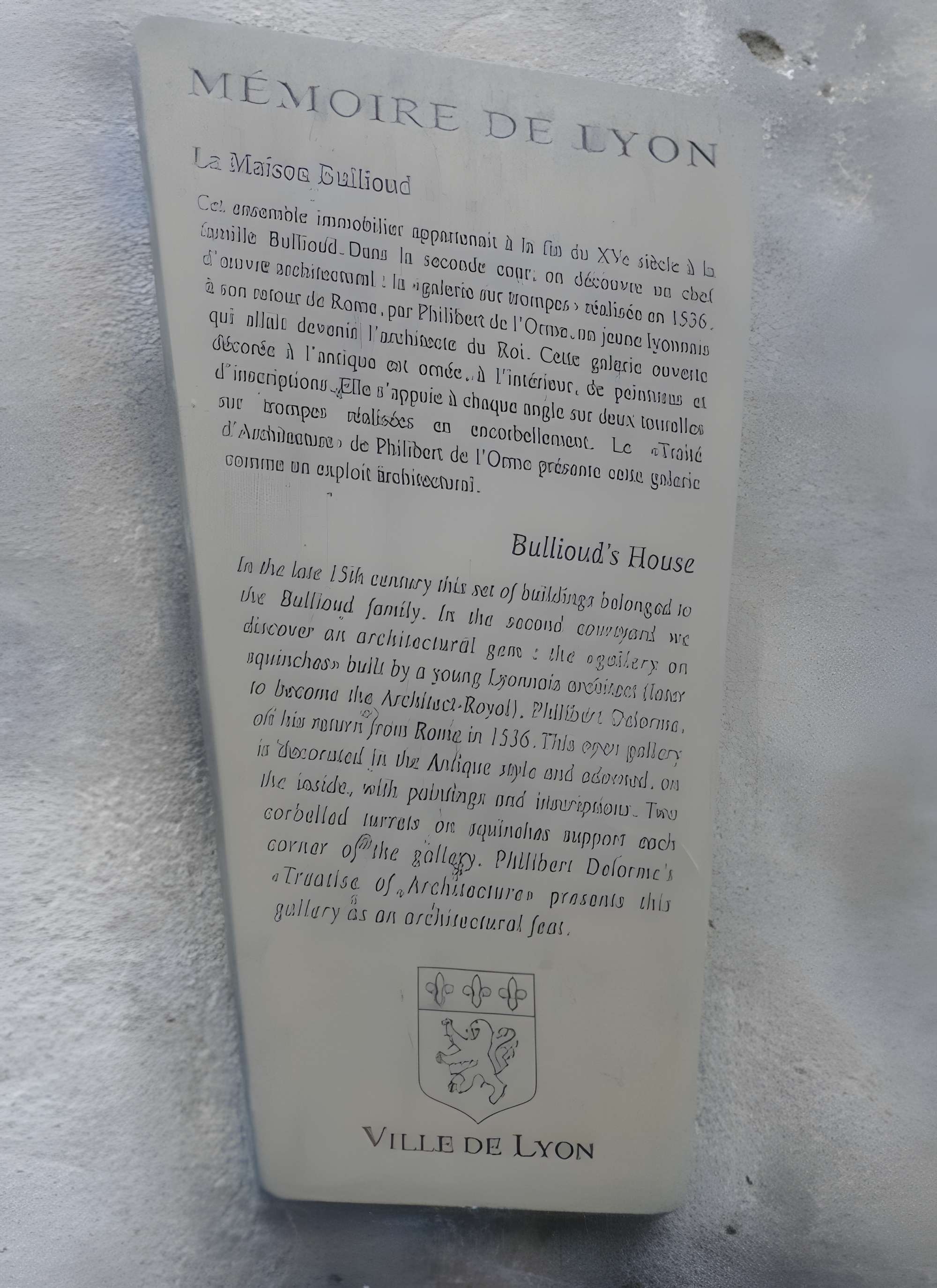 Maison, dite aussi hôtel Bullioud