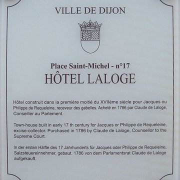 Hôtel de Laloge à Dijon