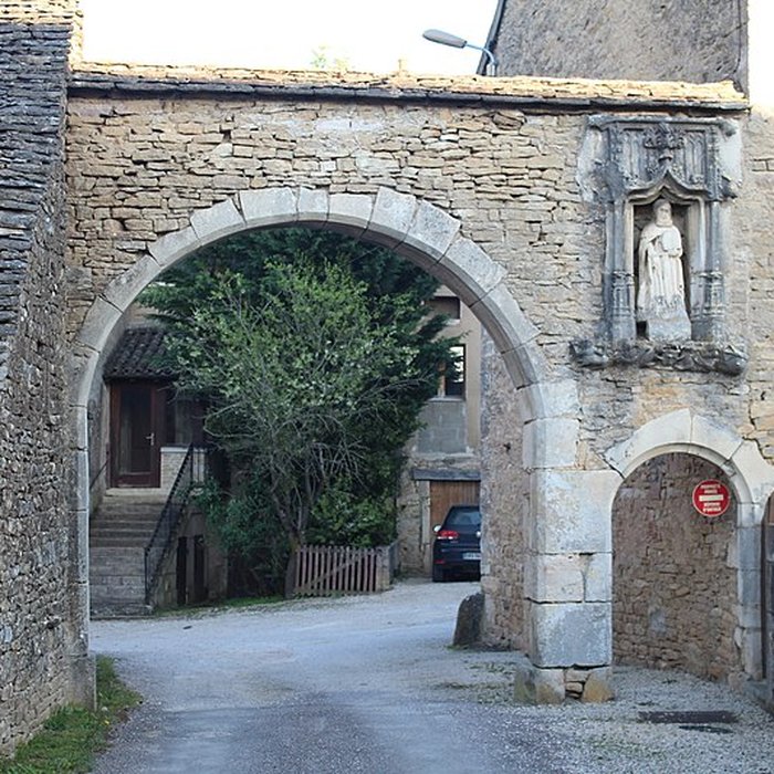 Photo de Porte avec niche et statue