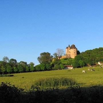Château donjon et ruines