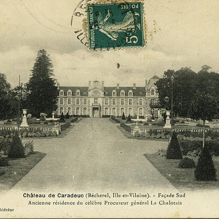 Photo de Château de Caradeuc également sur communes de Longaulnay 35 et Saint-Pern 35