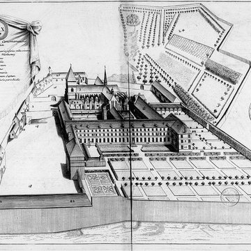 Ancienne abbaye Saint-Vincent, actuellement lycée Bellevue