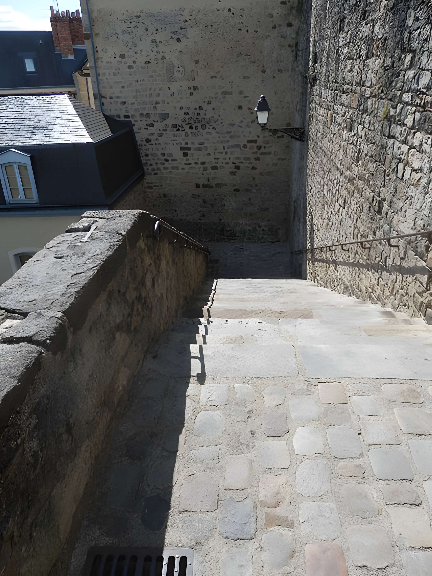 Escalier de la Grande-Rue à la rue de Vaux