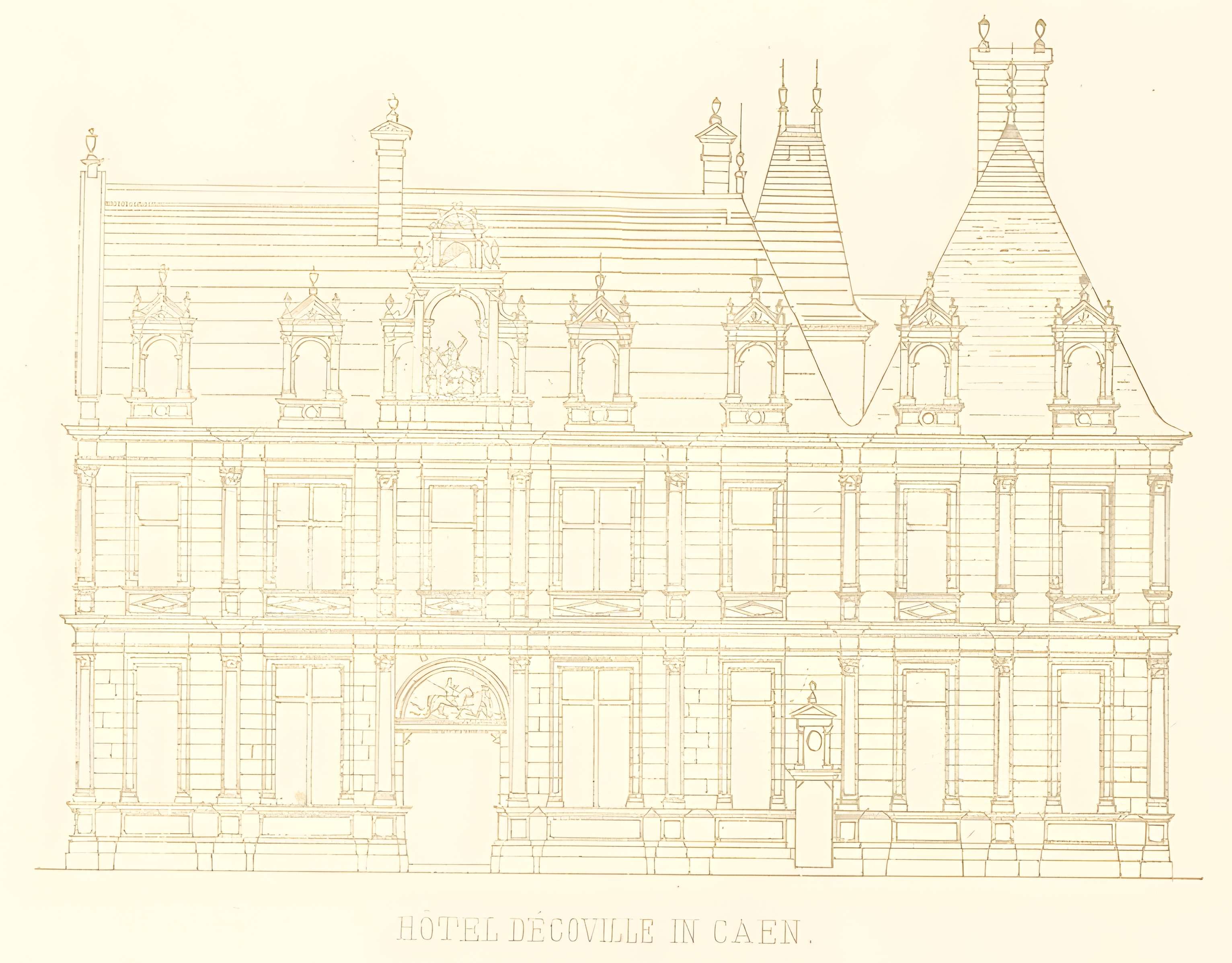 Hôtel d'Escoville à Caen