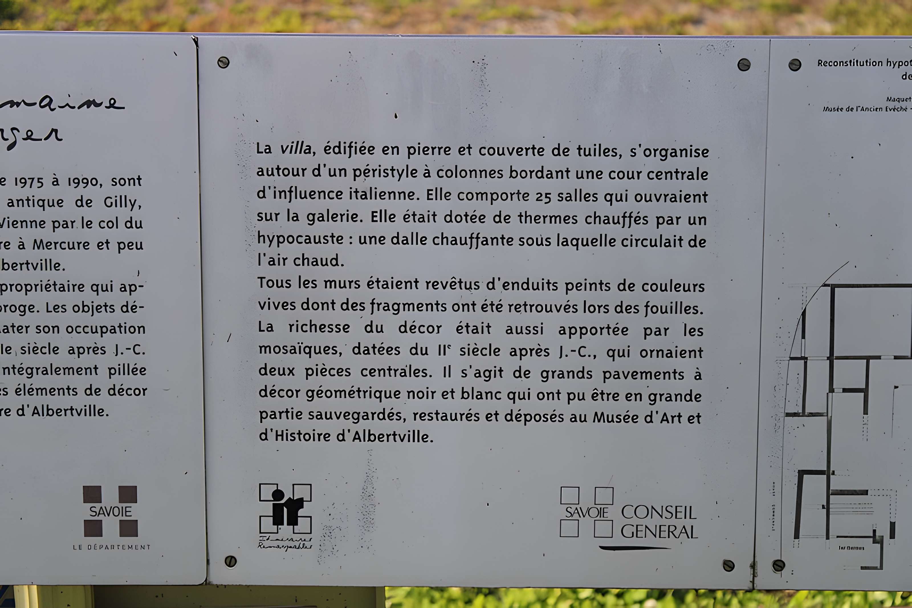 Villa gallo-romaine (vestiges)