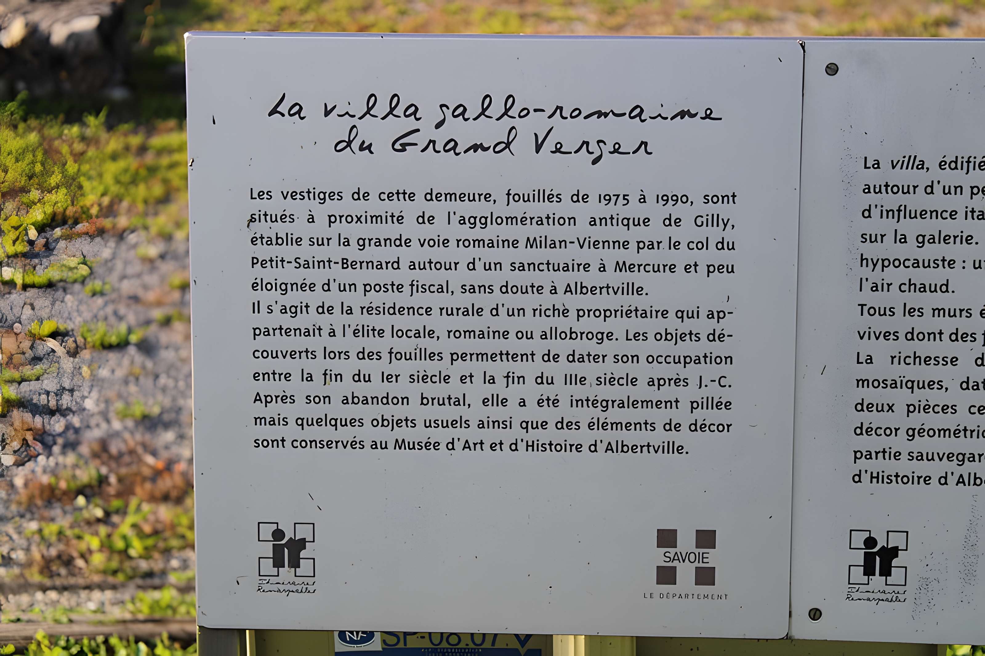 Villa gallo-romaine (vestiges)