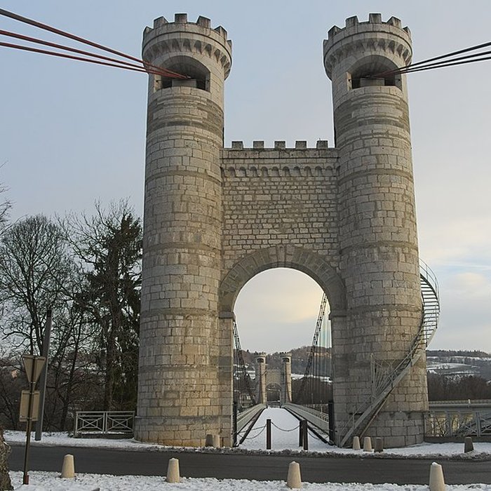 Photo de Pont suspendu de la Caille également sur commune dAllonzier-la-Caille