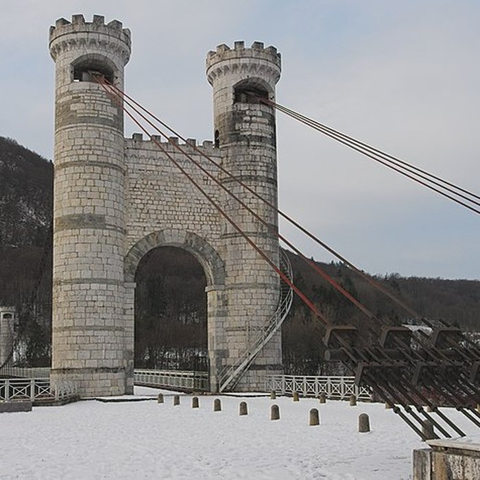 Photo de Pont suspendu de la Caille également sur commune dAllonzier-la-Caille