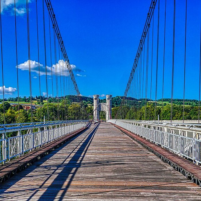 Photo de Pont suspendu de la Caille également sur commune dAllonzier-la-Caille