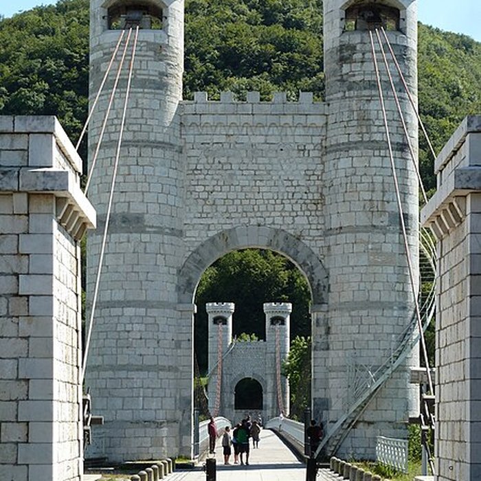 Photo de Pont suspendu de la Caille également sur commune dAllonzier-la-Caille