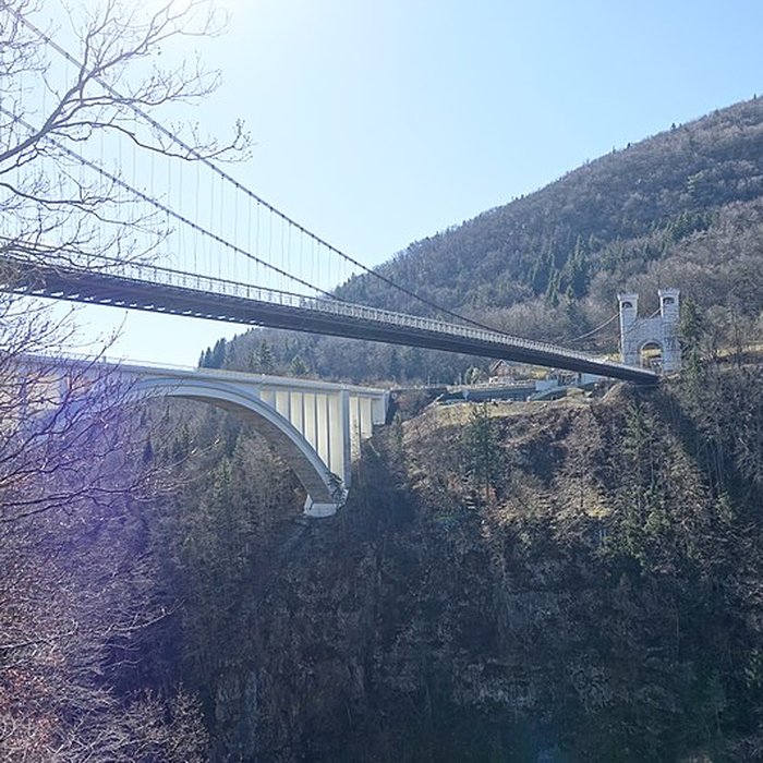 Photo de Pont suspendu de la Caille également sur commune dAllonzier-la-Caille