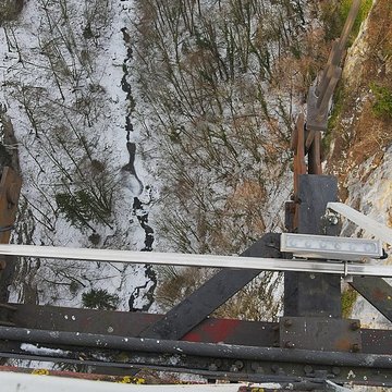 Pont suspendu de la Caille également sur commune dAllonzier-la-Caille