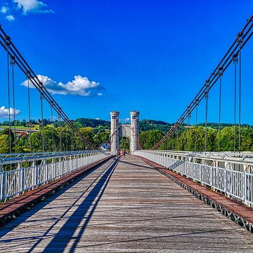 Pont suspendu de la Caille également sur commune dAllonzier-la-Caille