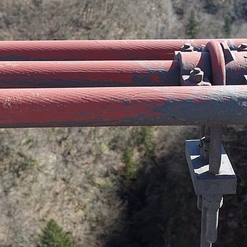 Pont suspendu de la Caille également sur commune dAllonzier-la-Caille