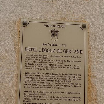 Hôtel Legouz de Gerland à Dijon