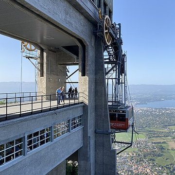 Gare haute du téléphérique du Salève