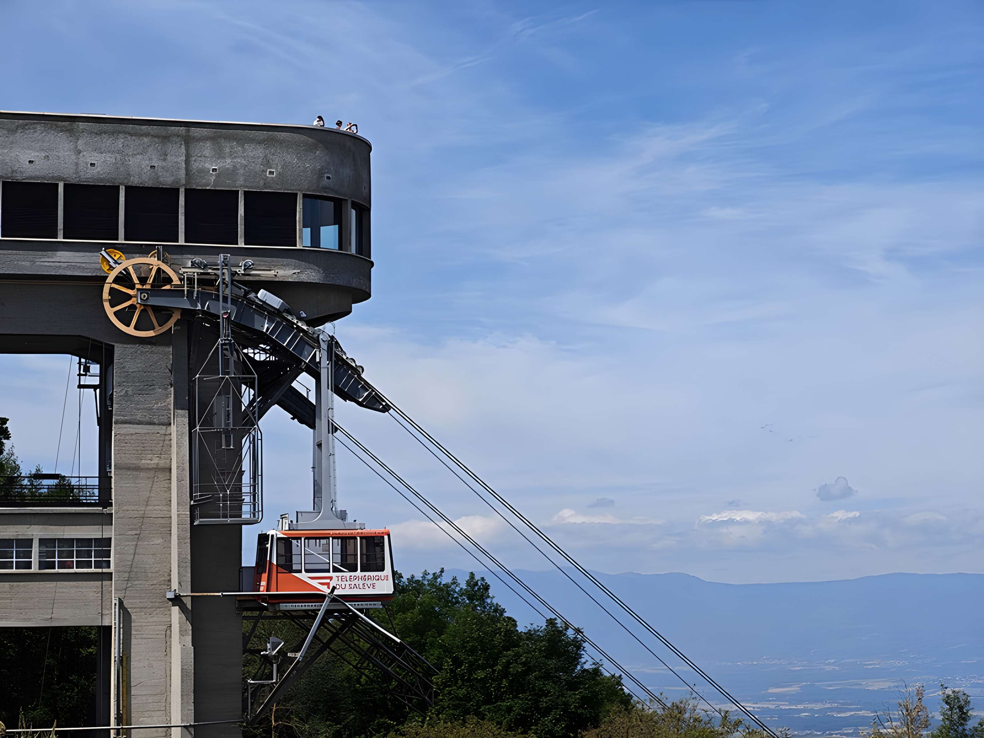Gare haute du téléphérique du Salève