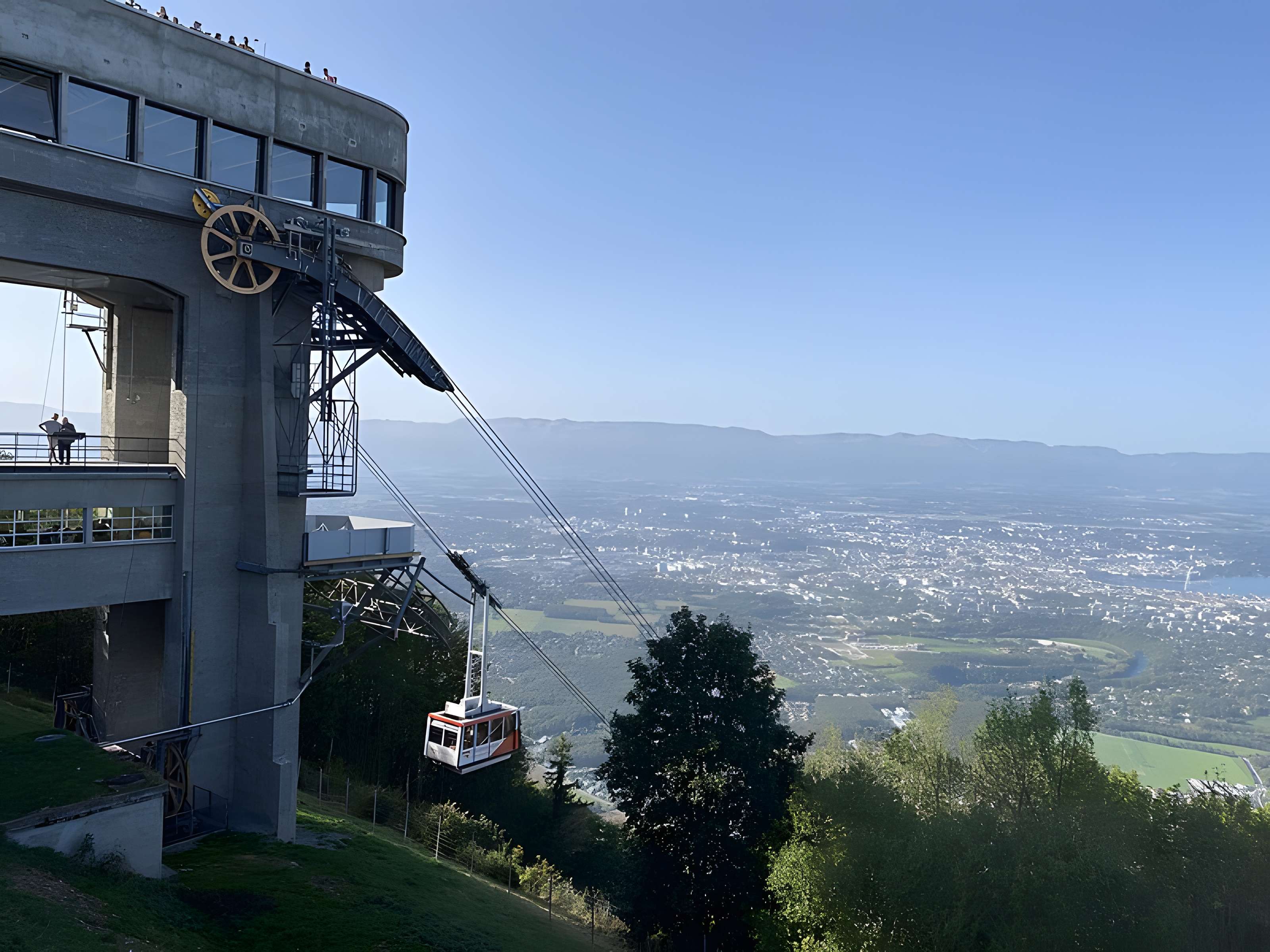 Gare haute du téléphérique du Salève