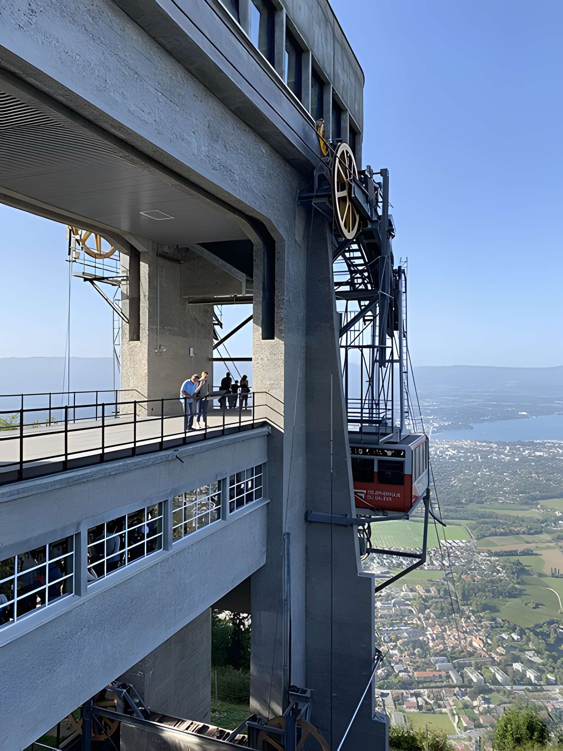 Gare haute du téléphérique du Salève