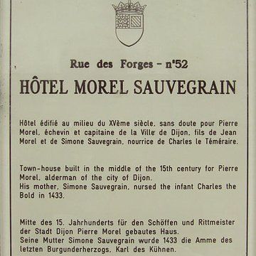 Hôtel Morel Sauvegrain à Dijon