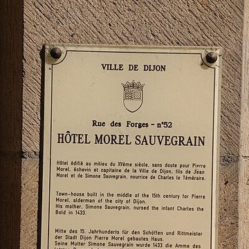 Hôtel Morel Sauvegrain à Dijon