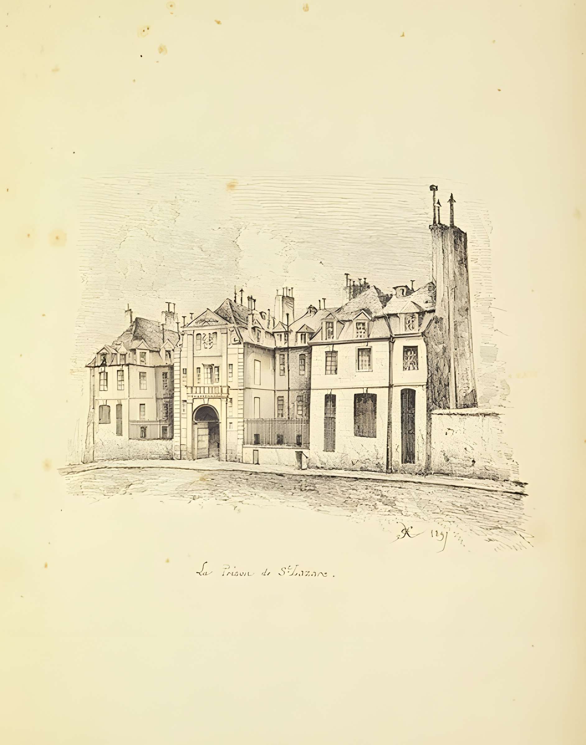 Ancienne prison Saint-Lazare, devenue hôpital Saint-Lazare