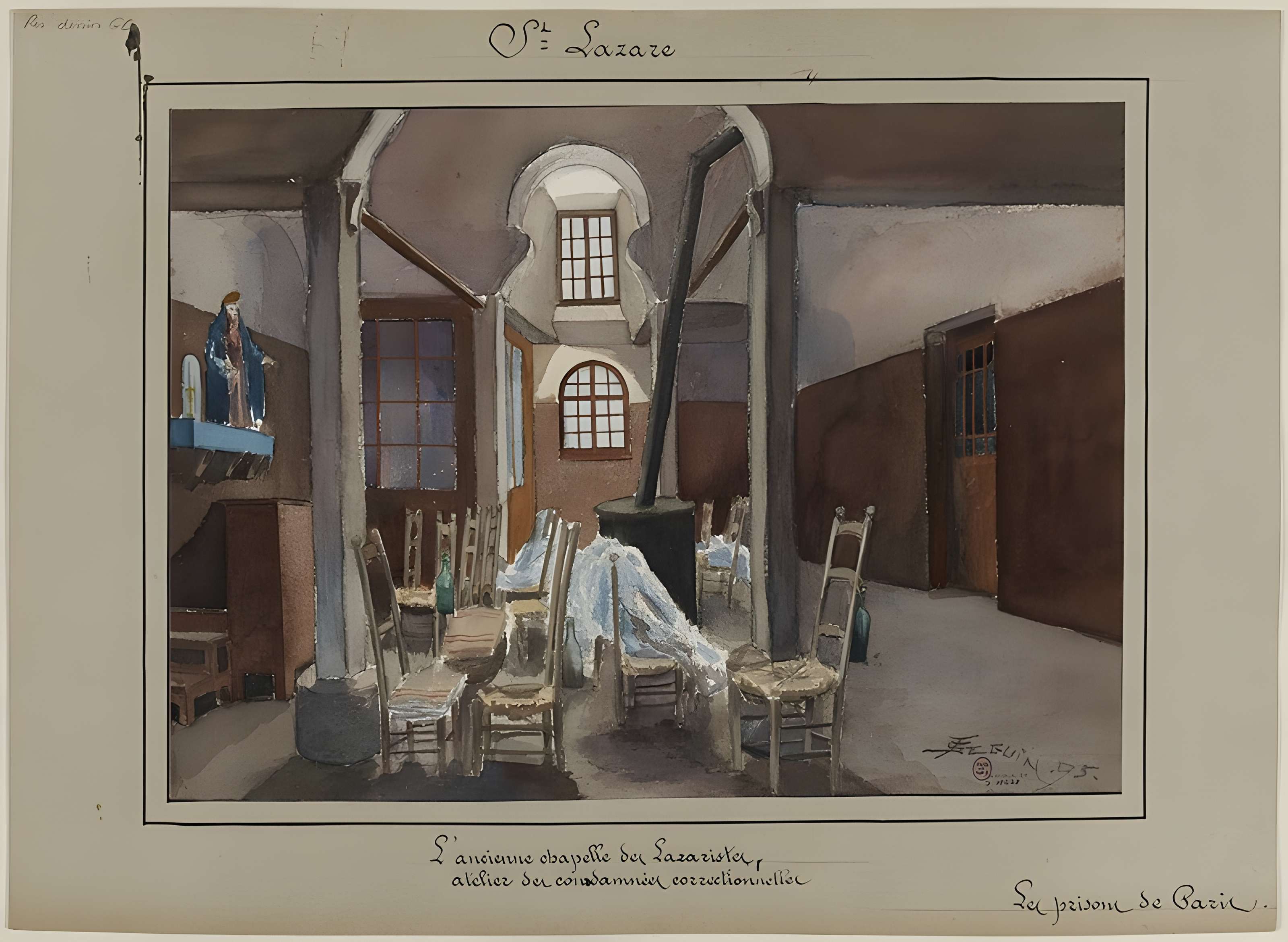 Ancienne prison Saint-Lazare, devenue hôpital Saint-Lazare