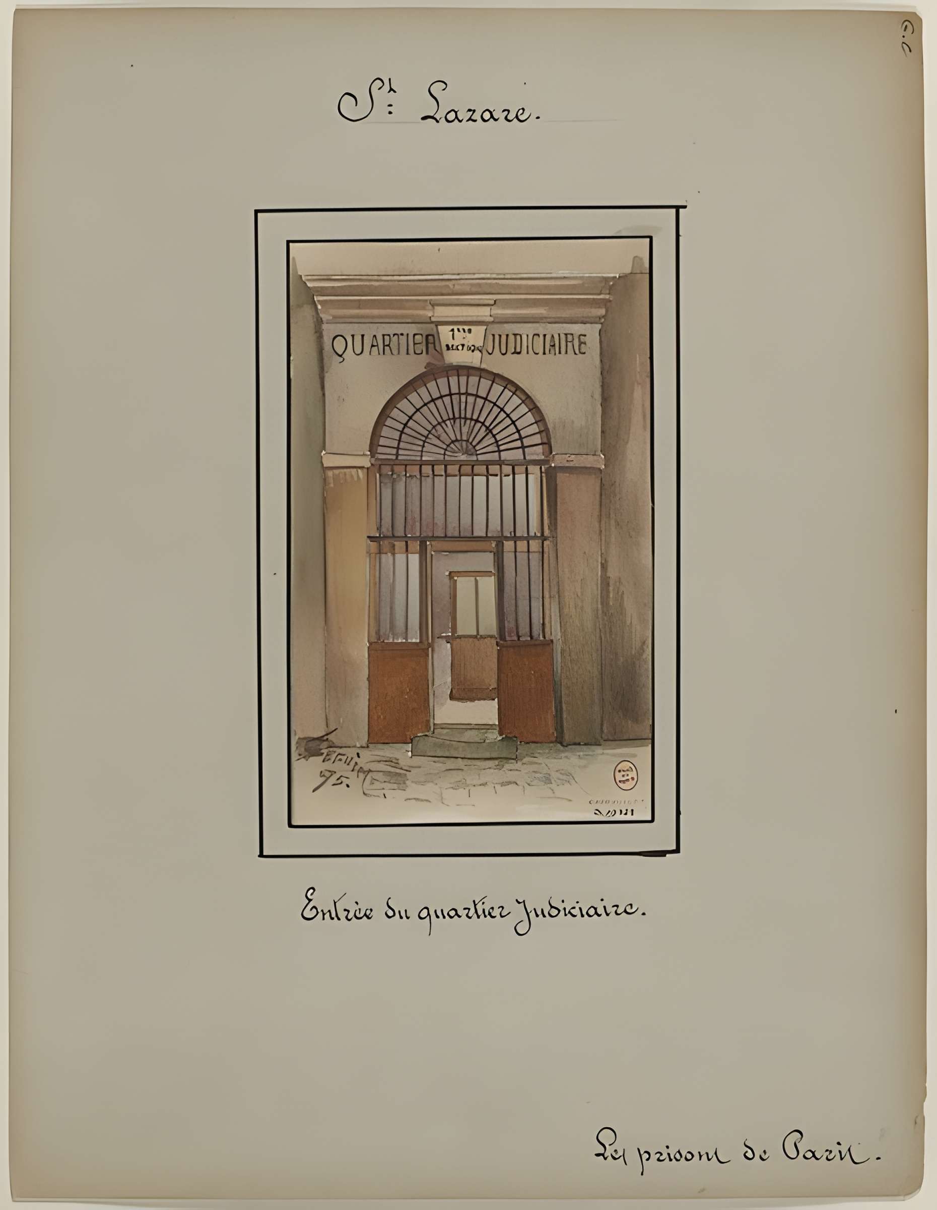 Ancienne prison Saint-Lazare, devenue hôpital Saint-Lazare