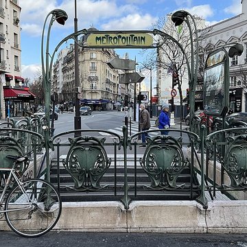 Métropolitain, station Louis-Blanc