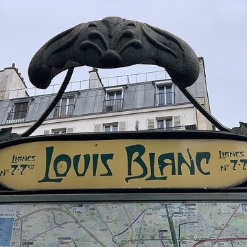 Métropolitain, station Louis-Blanc