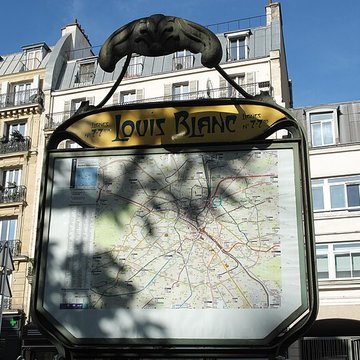 Métropolitain, station Louis-Blanc