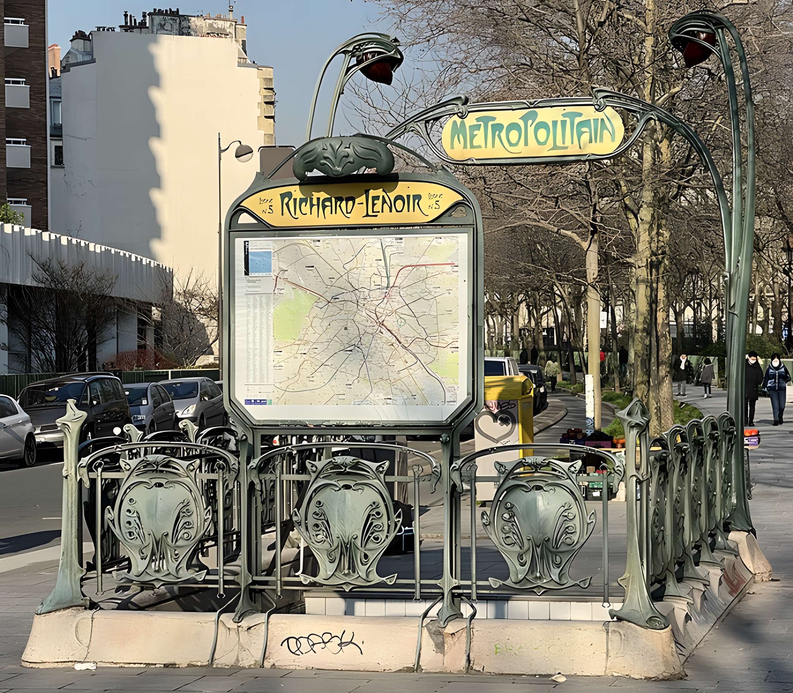 Métropolitain, station Bréguet-Sabin