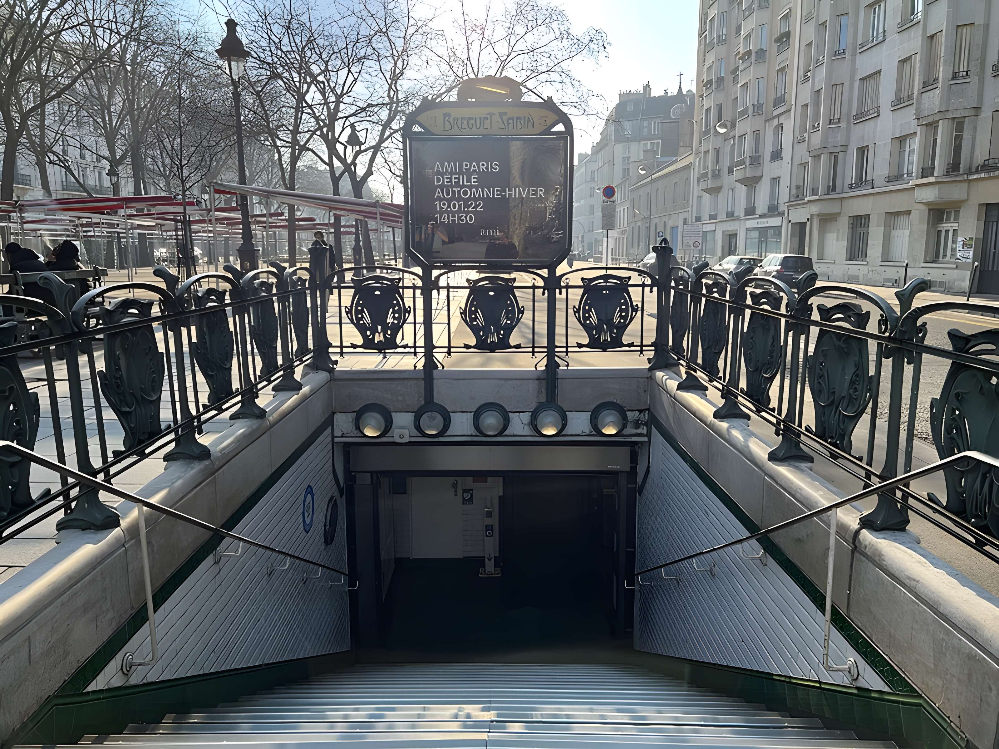 Métropolitain, station Bréguet-Sabin