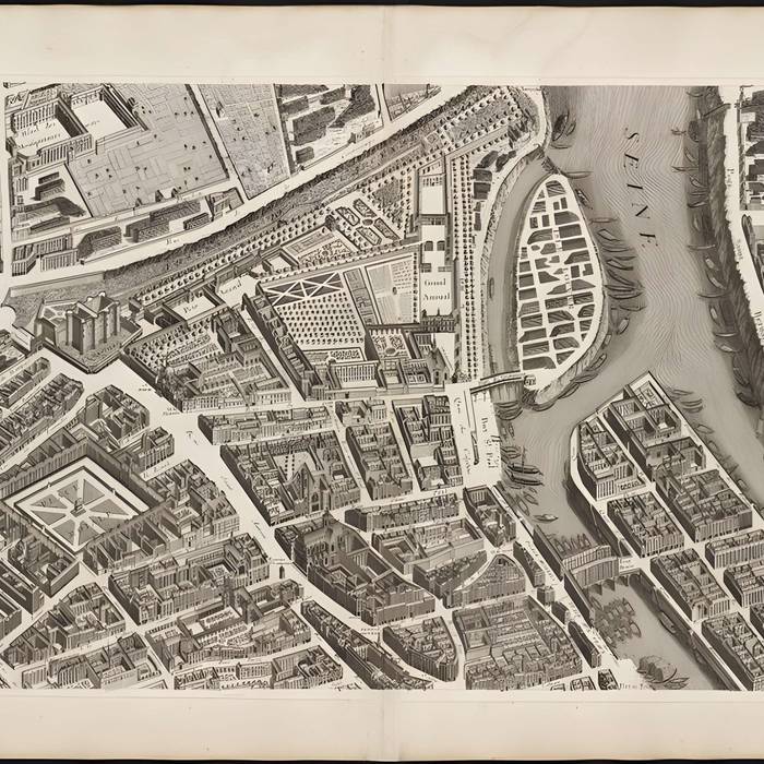 Photo de Ancienne caserne des Mousquetaires Noirs, dans lactuel Hôpital des Quinze-Vingts Centre dophtalmologie