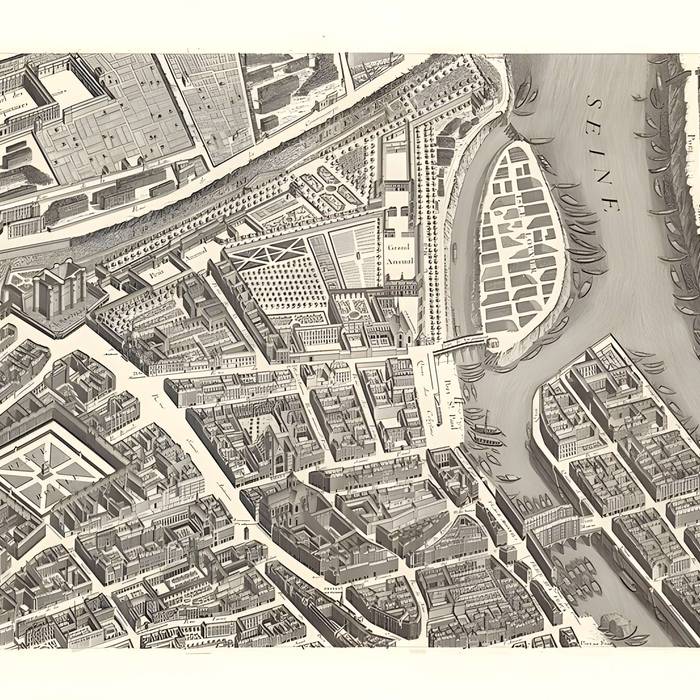 Photo de Ancienne caserne des Mousquetaires Noirs, dans lactuel Hôpital des Quinze-Vingts Centre dophtalmologie