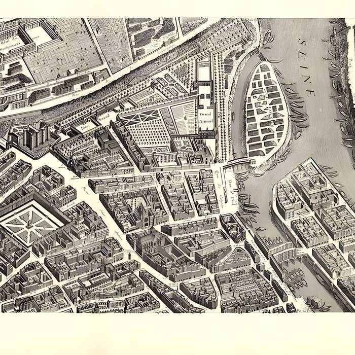 Photo de Ancienne caserne des Mousquetaires Noirs, dans lactuel Hôpital des Quinze-Vingts Centre dophtalmologie