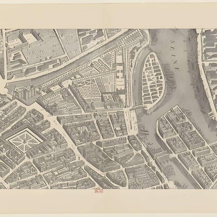 Photo de Ancienne caserne des Mousquetaires Noirs, dans lactuel Hôpital des Quinze-Vingts Centre dophtalmologie