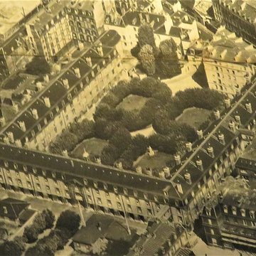 Ancienne caserne des Mousquetaires Noirs, dans lactuel Hôpital des Quinze-Vingts Centre dophtalmologie