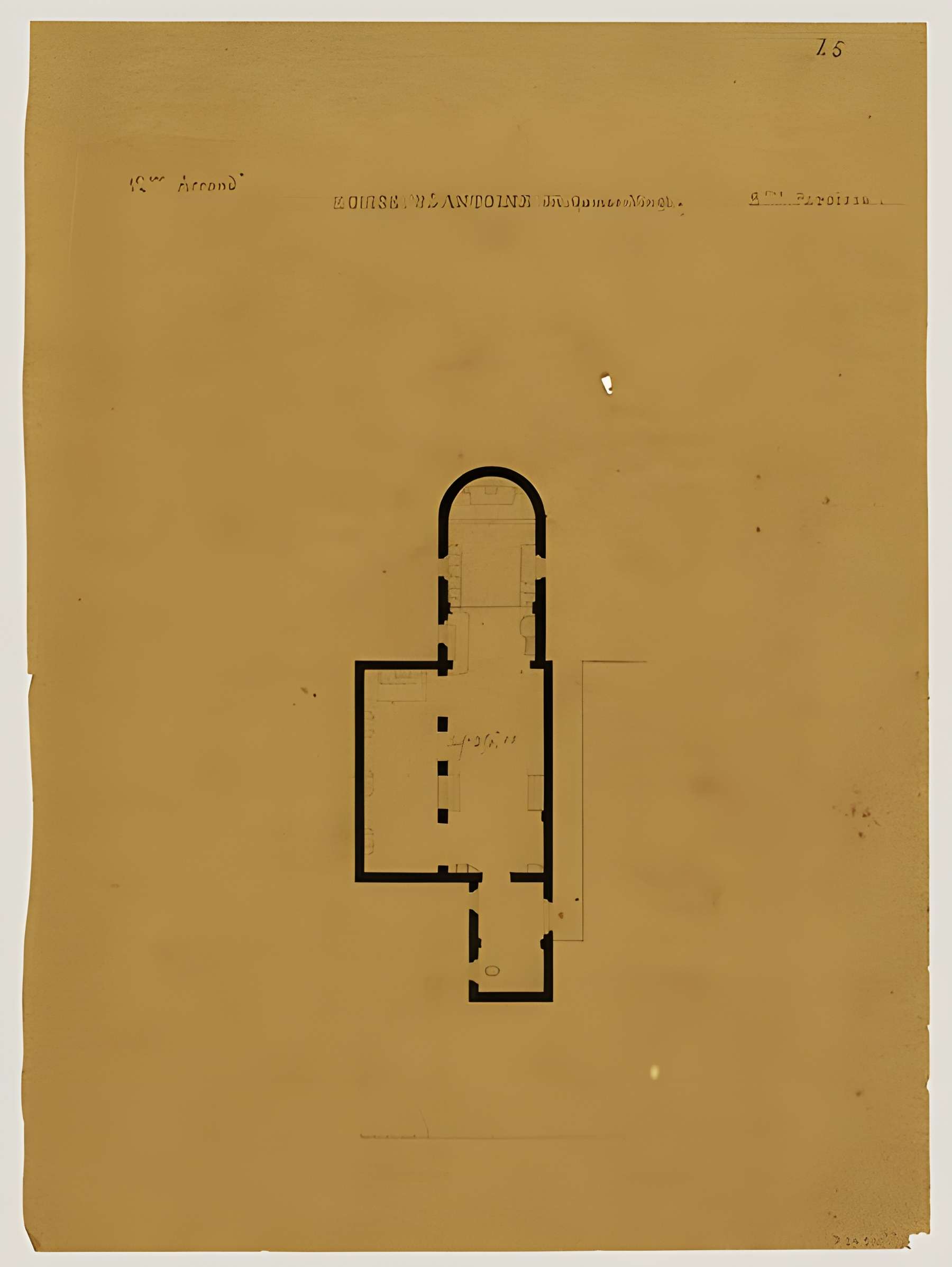 Ancienne caserne des Mousquetaires Noirs, dans l'actuel Hôpital des Quinze-Vingts (Centre d'ophtalmologie)