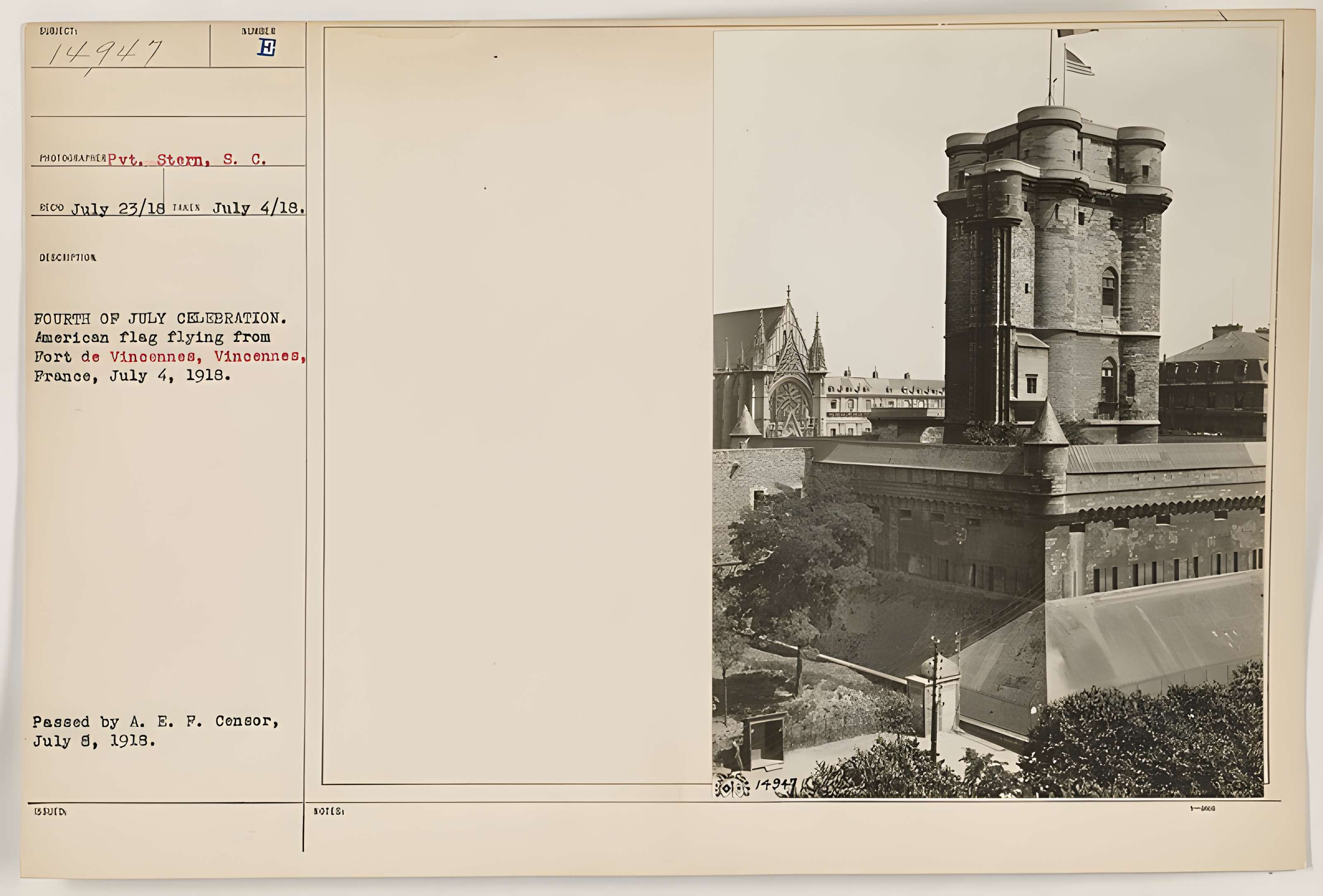 Château de Vincennes et ses abords