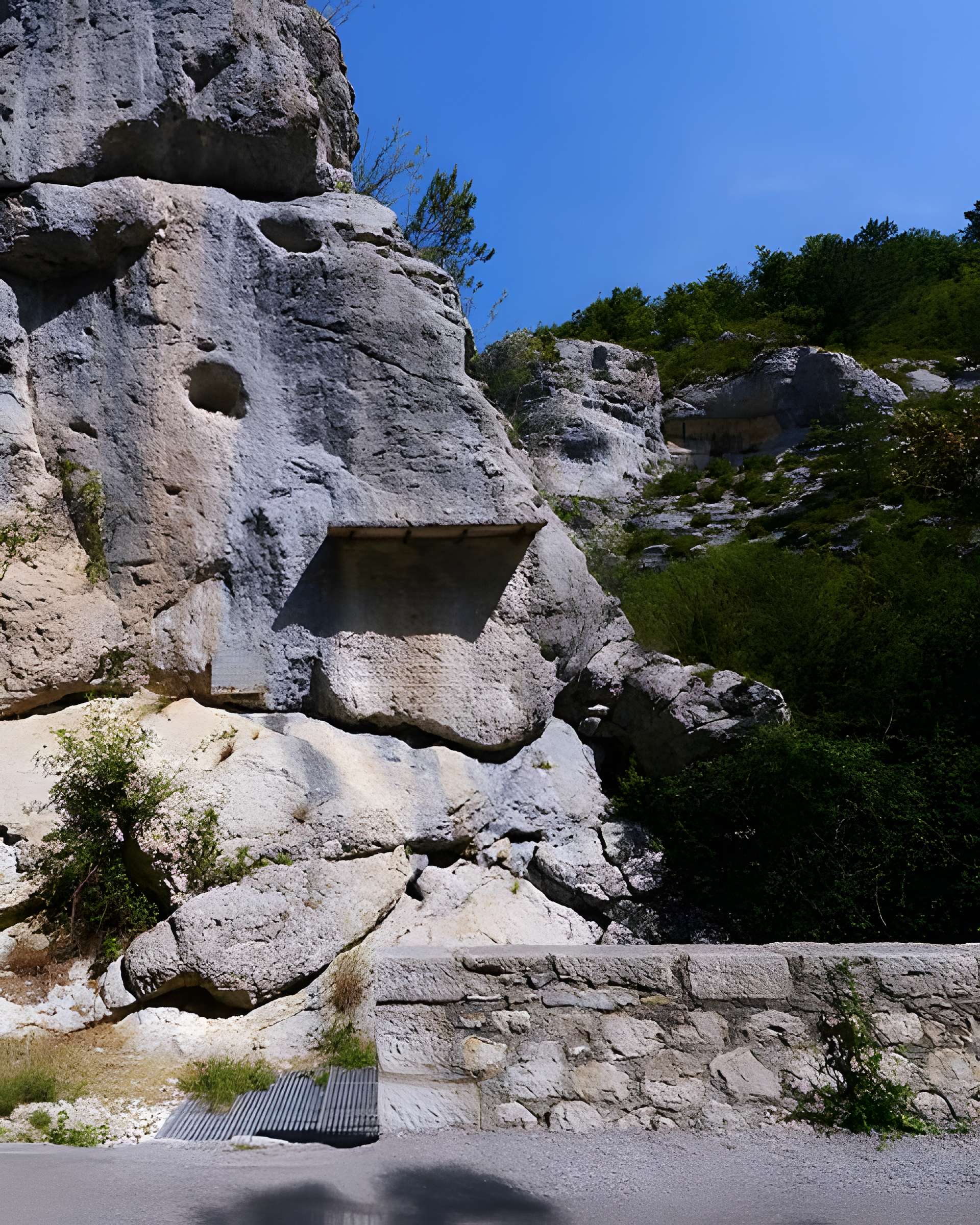 Roche ornée avec inscription gallo-romaine dite la Pierre Ecrite